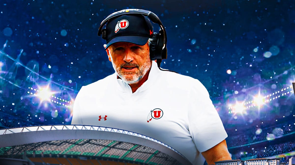 Utah football coach Kyle Whittingham.