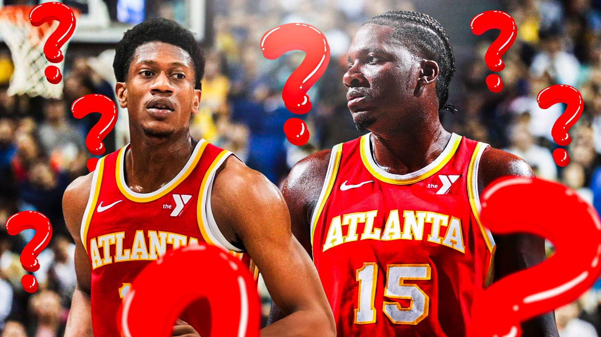 Hawks' Clint Capela and De'Andre Hunter