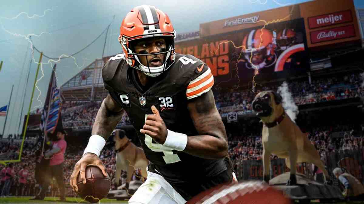 Deshaun Watson in Cleveland Browns Stadium