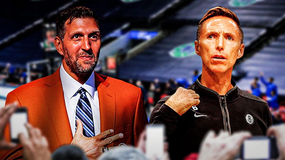 Dirk Nowitzki and Steve Nash