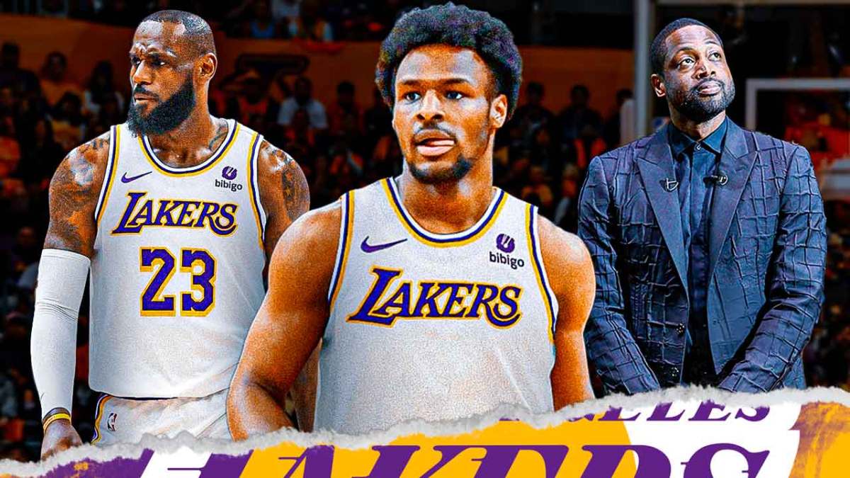 Los Angeles Lakers, LeBron James, Bronny James, Dwayne Wade