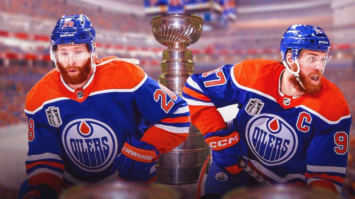 Oilers Connor Brown and Conor McDavid amid Stanley Cup Final vs Panthers