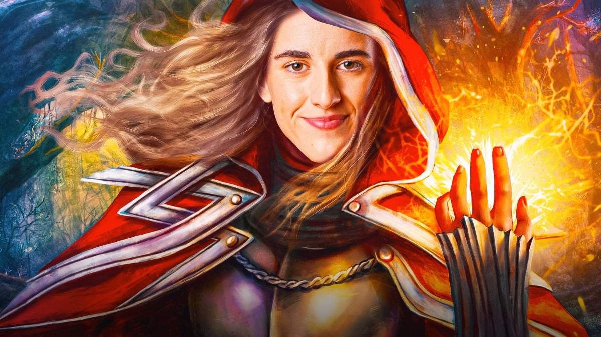 Caitlin Clark (Fever) as MTG character Kenrith