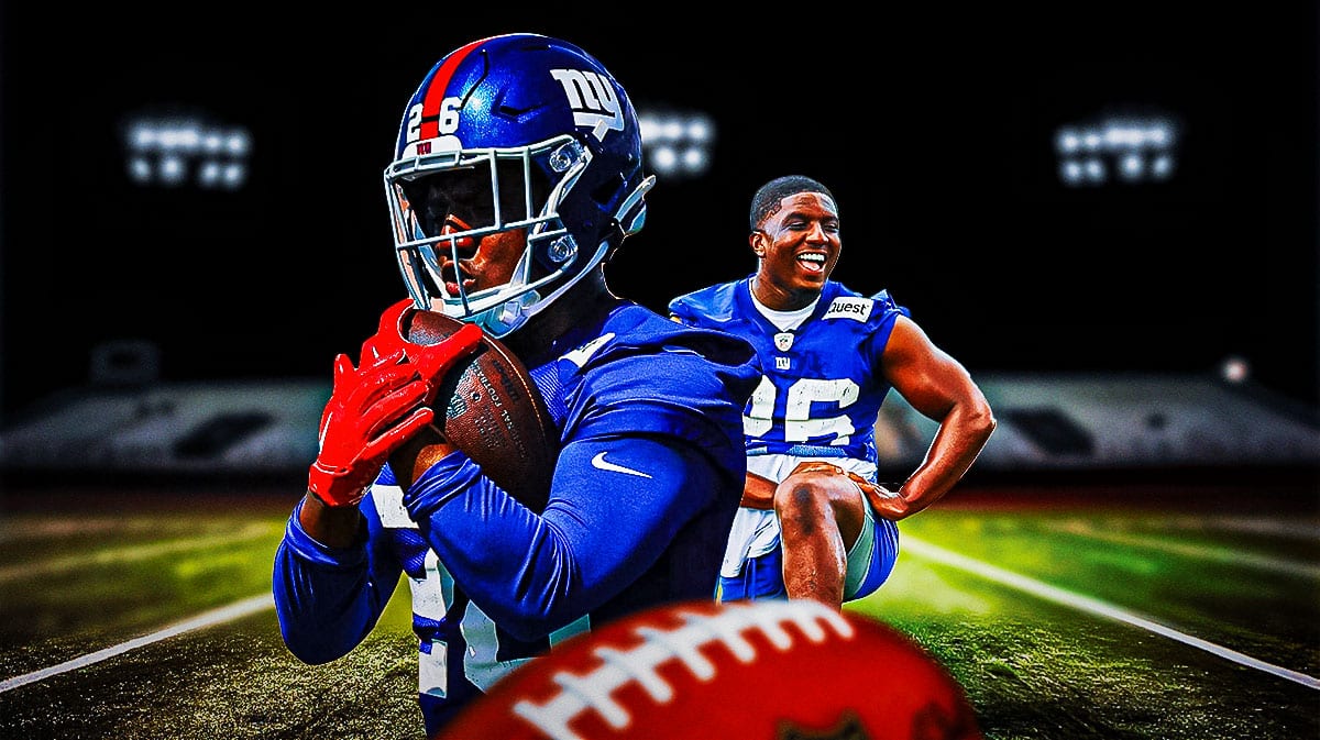 New York Giants running back Devin Singletary.
