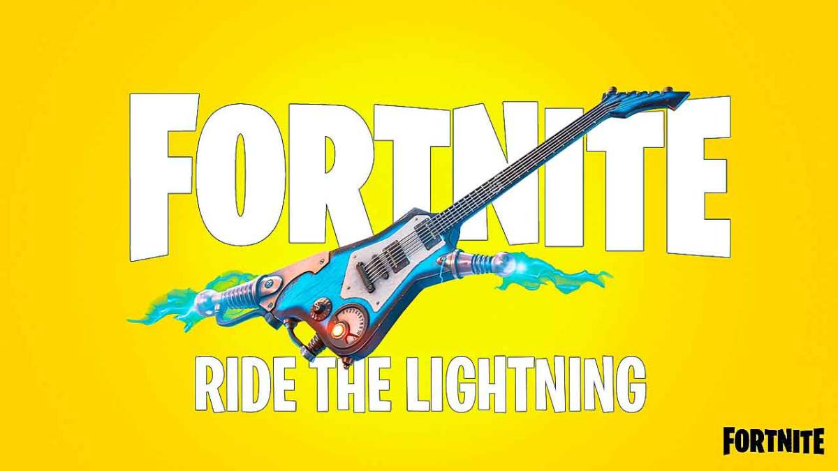 picture of the ride the lightning guitar mythic from fortnite