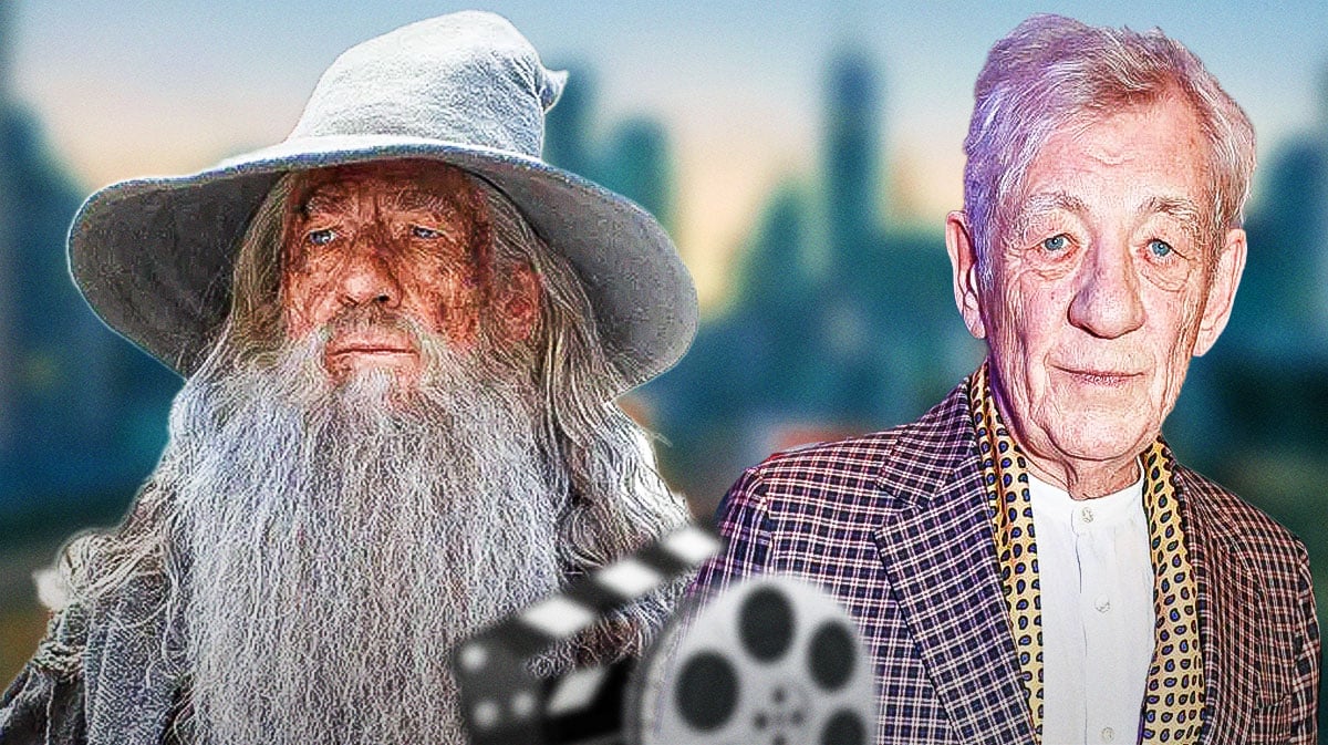 Ian McKellen as Gandalf in Lord of the Rings.