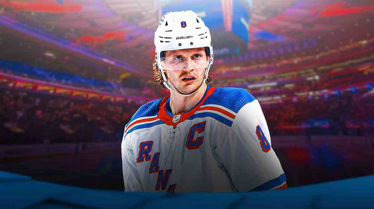 New York Rangers defenseman Jacob Trouba.