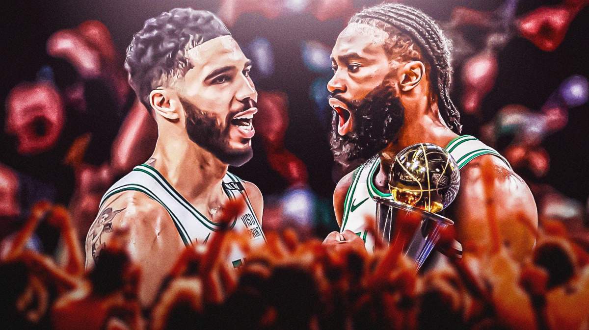 Celtics Jayson Tatum and Jaylen Brown