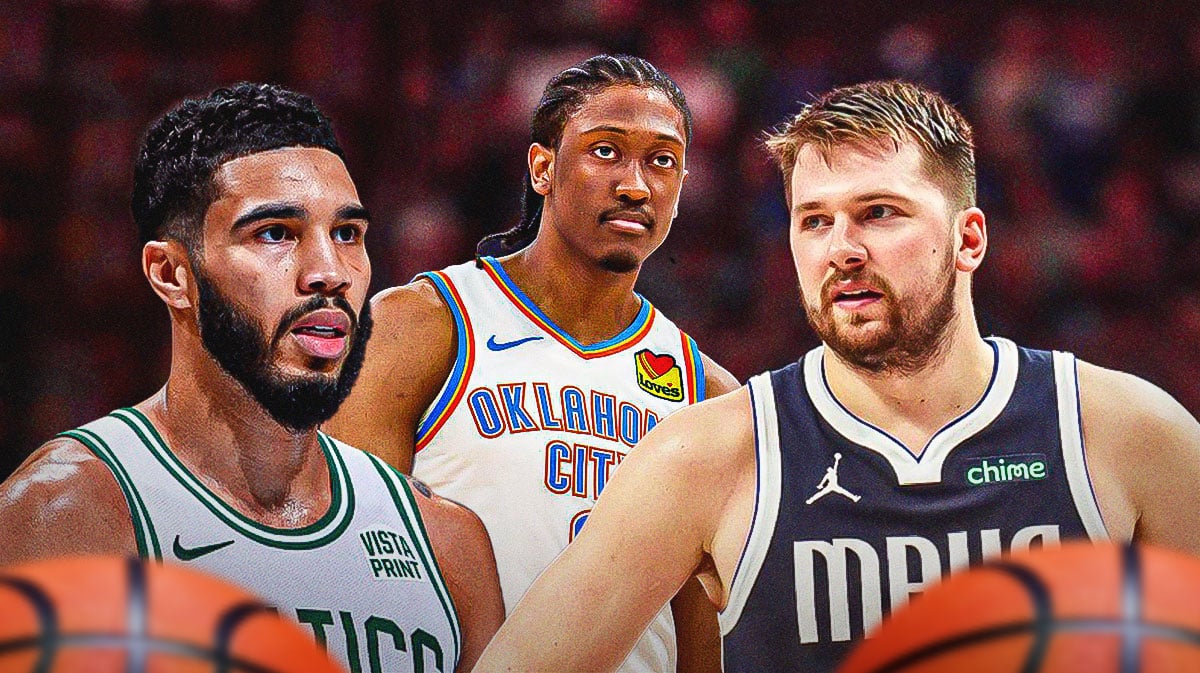 Celtics' Jayson Tatum, Thunder's Jalen Williams and Mavericks' Luka Doncic