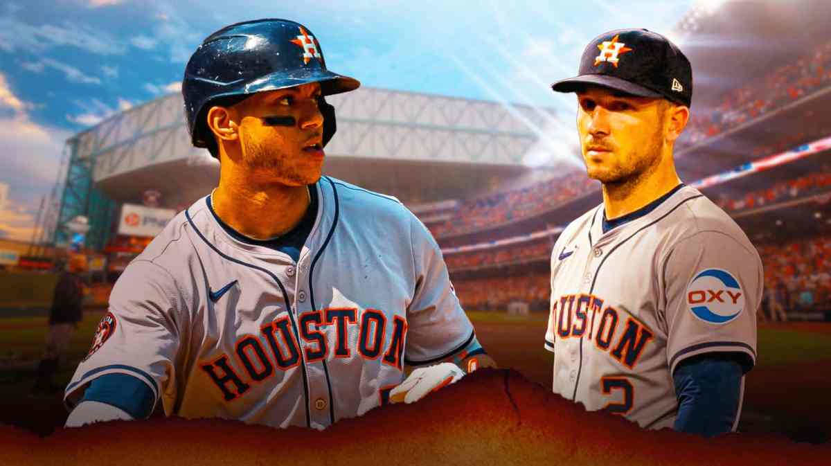 Houston Astros Jeremy Pena Alex Bregman pop up Mets interview