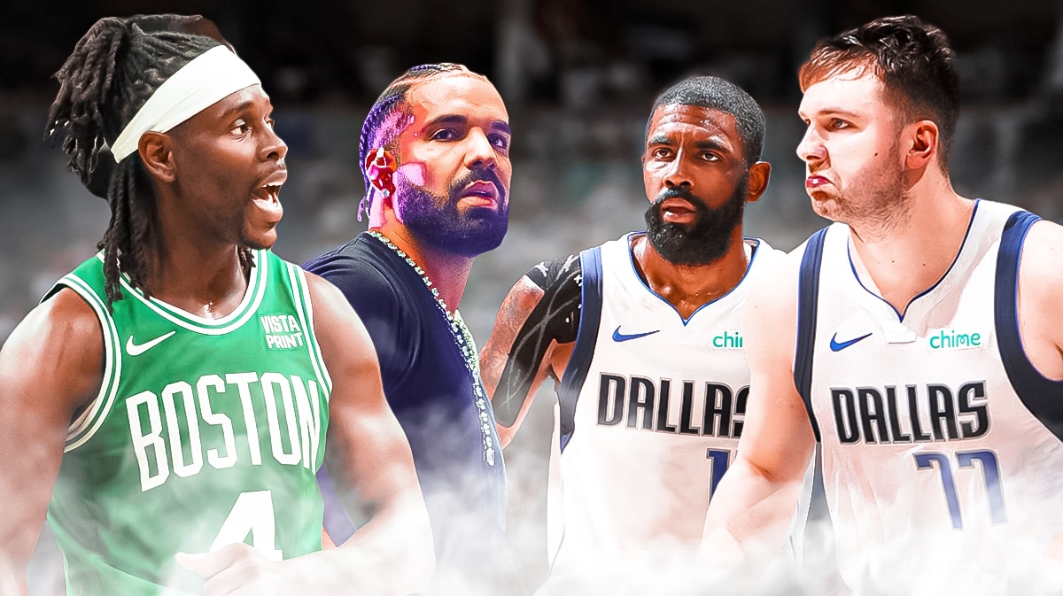 Jrue Holiday, Luka Doncic, Drake, PJ Washington, Daniel Gafford, Kyrie Irving, Boston Celtics, Dallas Mavericks, NBA Finals