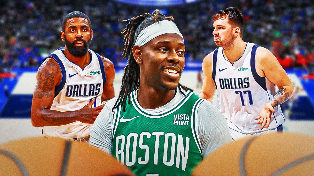 Jrue Holiday, Luka Doncic, Kyrie Irving, Dallas Mavericks, Boston Celtics, NBA Finals