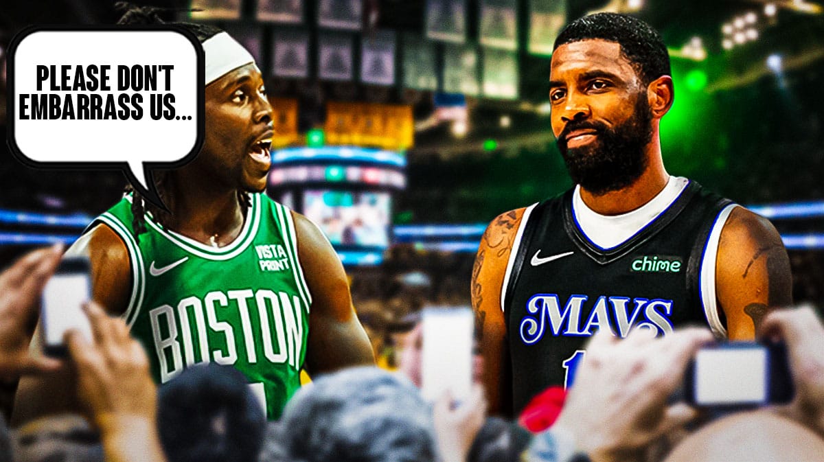 Jrue Holiday tells Kyrie Irving "please don't embarrass us..."