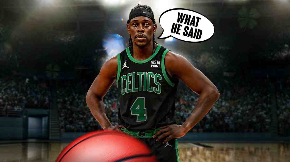 Jaylen Brown vs. Jayson Tatum talk from Jrue Holiday.