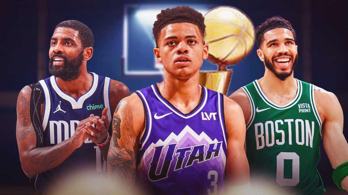 Keyonte George, Kyrie Irving, Jayson Tatum, Boston Celtics, Dallas Mavericks, Utah Jazz, NBA Finals