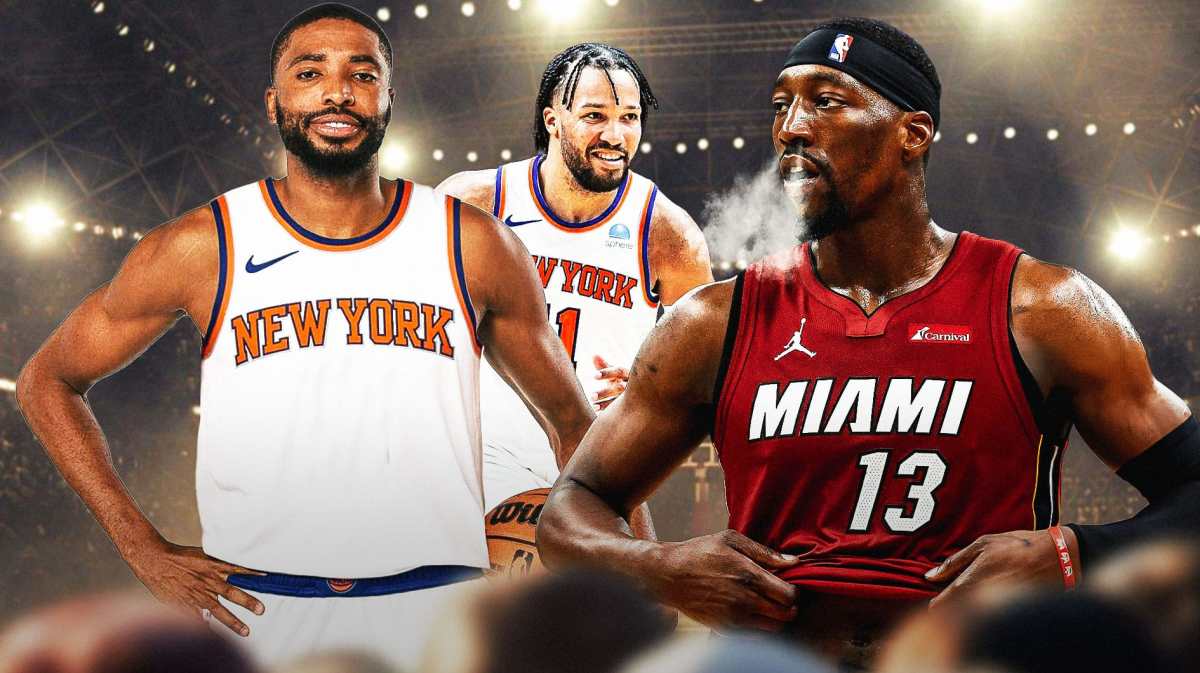 Knicks after Mikal Bridges Nets trade with Heat Bam Adebayo