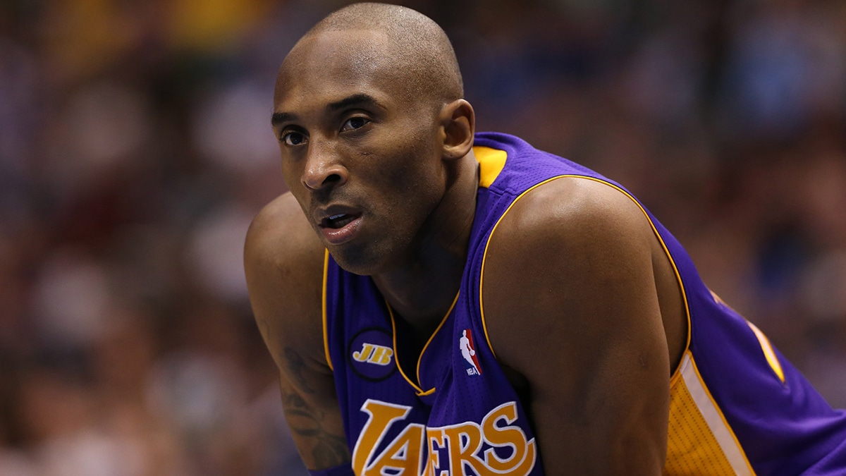 Kobe Bryant on the Lakers years after being drafted