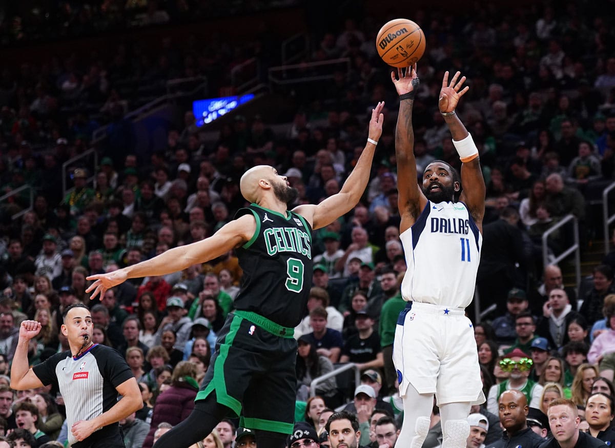 Mavericks' Luka Doncic, Klay Thompson give Kyrie Irving his flowers