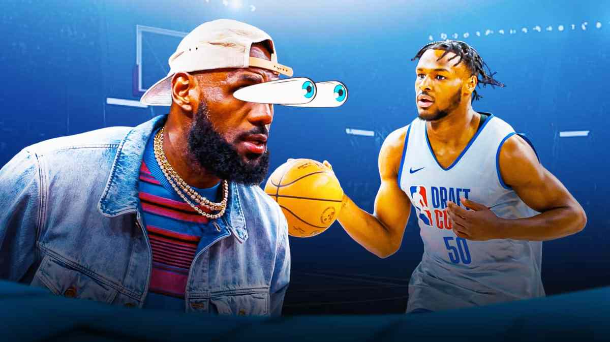 LeBron and Bronny James