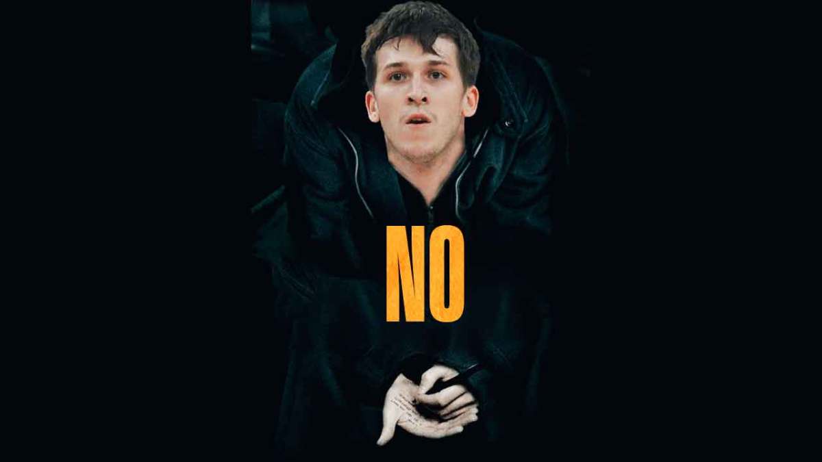 Austin Reaves (Lakers) as Eminem in the 8 Mile poster