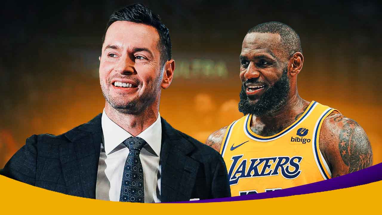 JJ Redick and LeBron James side-by-side.