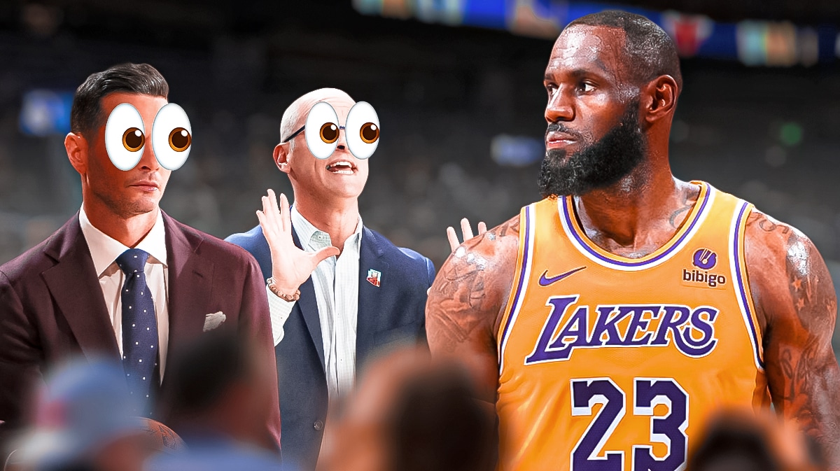 JJ Redick, Dan Hurley, and LeBron James
