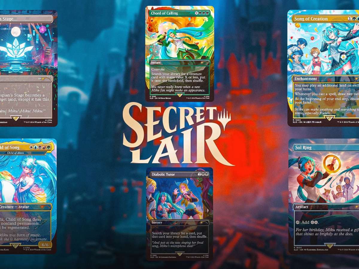 MTG Secret Lair Summer Superdrop 2024 features Hatsune Miku MTG Secret Lair Summer Superdrop 2024 features Hatsune Miku