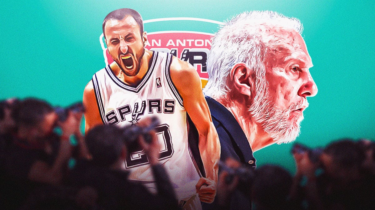 Manu Ginobili, Gregg Popovich and the Spurs.