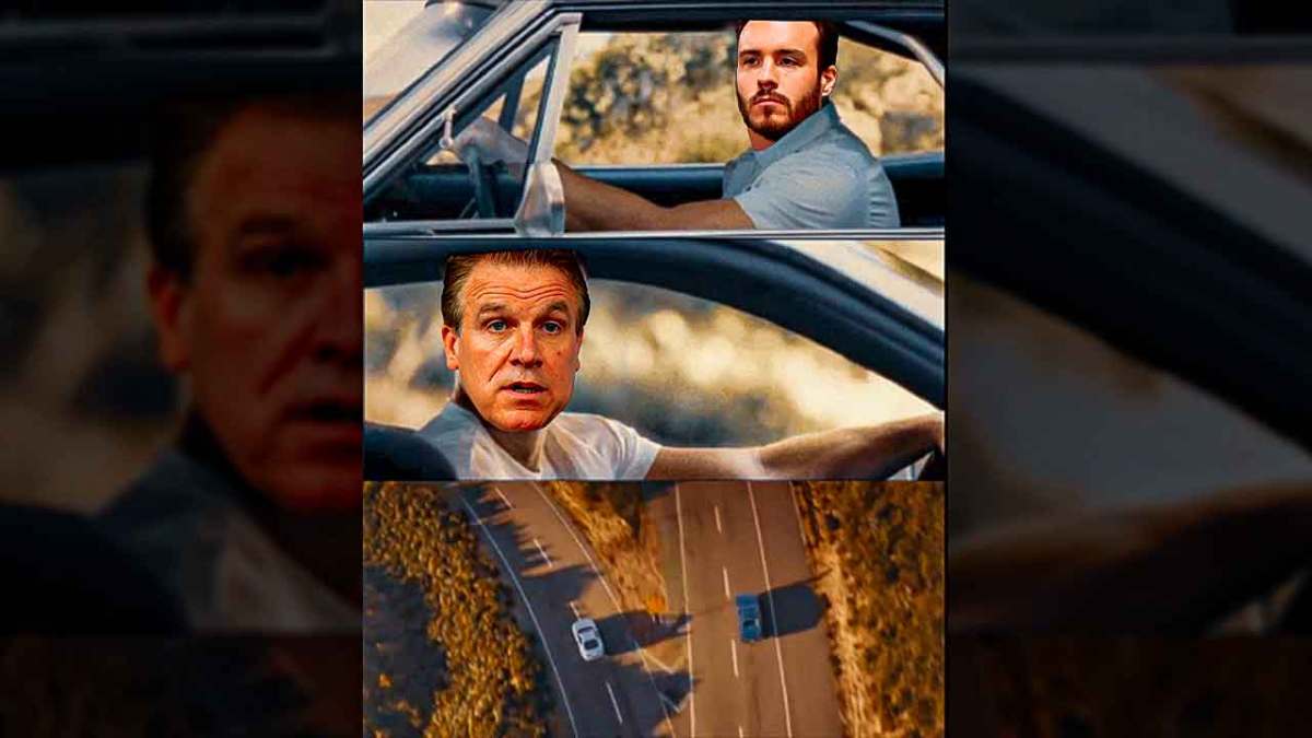 See you again meme but Vin Diesel is Matt Roy and Paul Walker is the LA Kings.