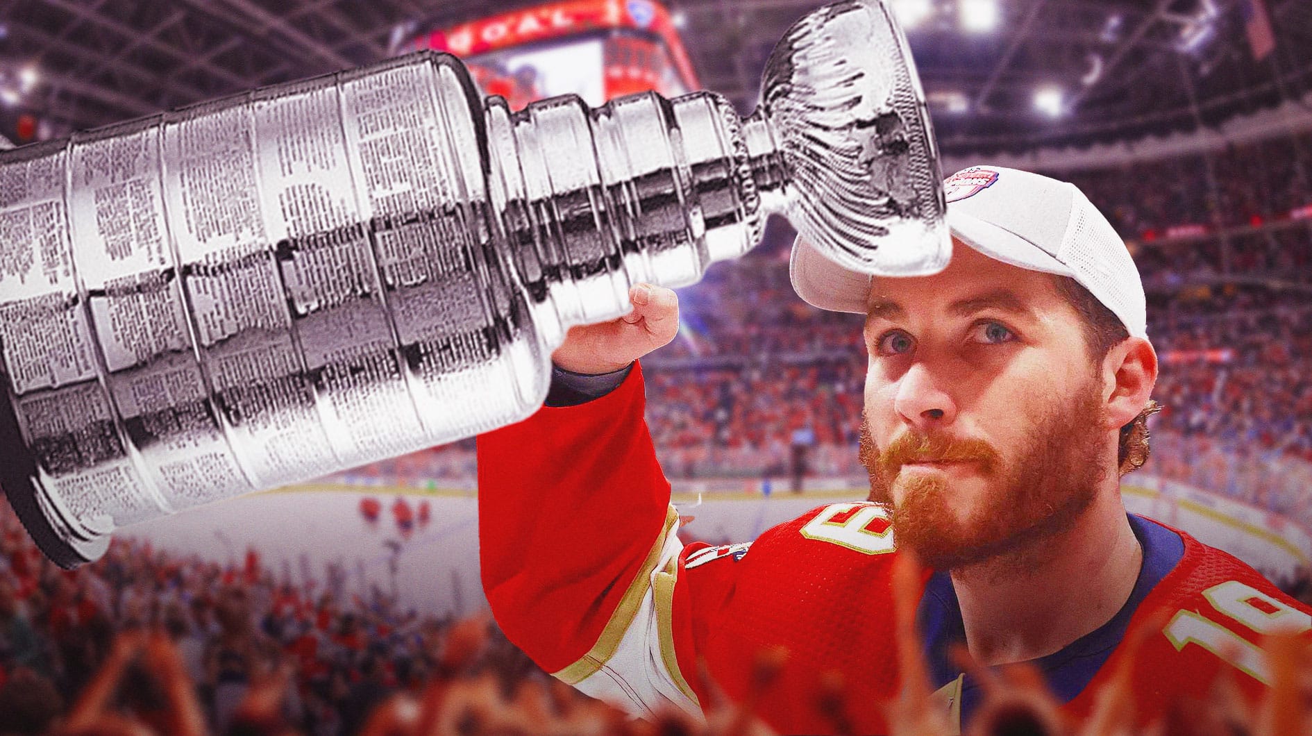 Matthew Tkachuk and the Panthers winning the Stanley Cup Final.