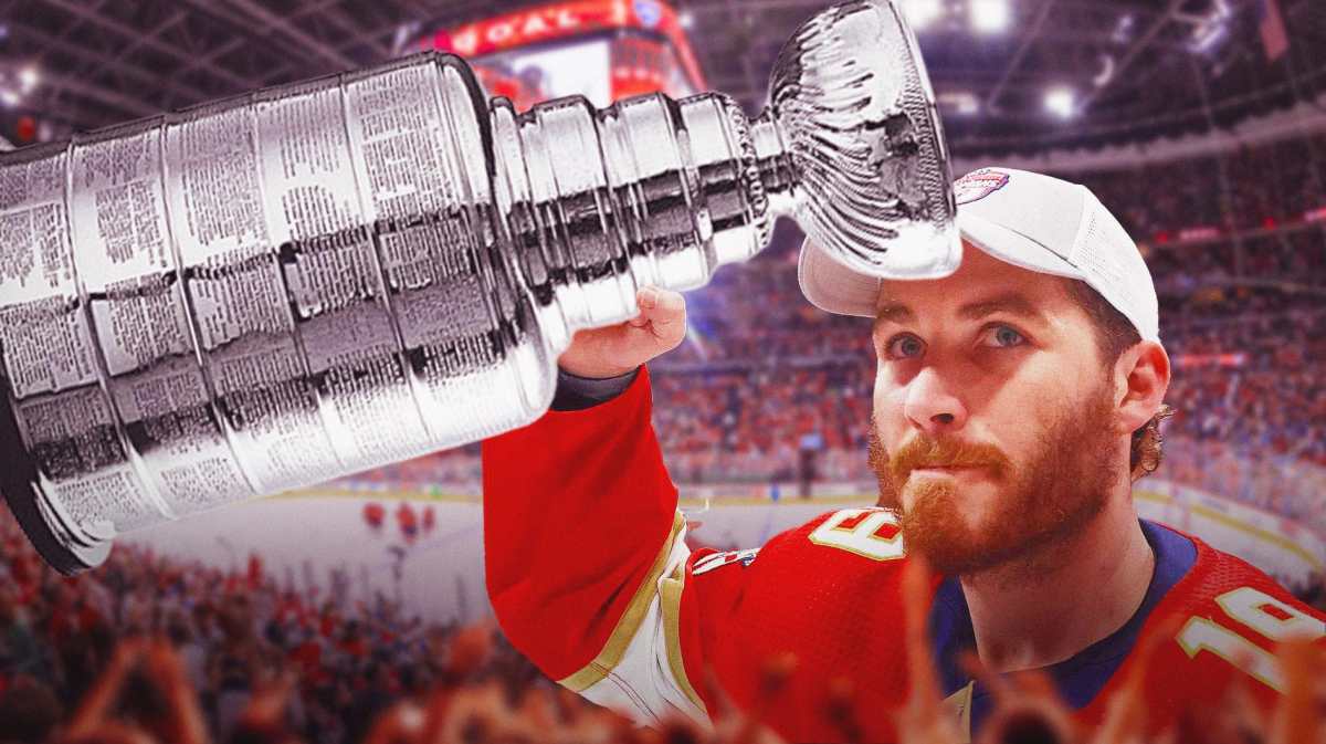 Matthew Tkachuk and the Panthers winning the Stanley Cup Final.