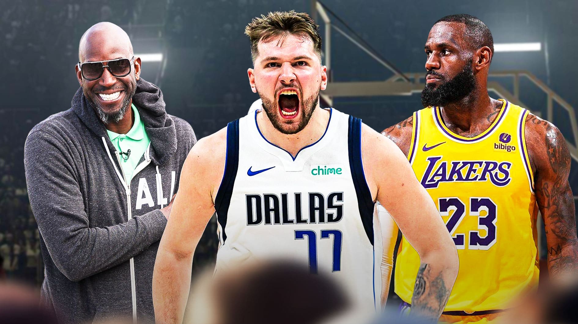 Kevin Garnett drops eye-opening LeBron James take on Mavericks' Luka Doncic