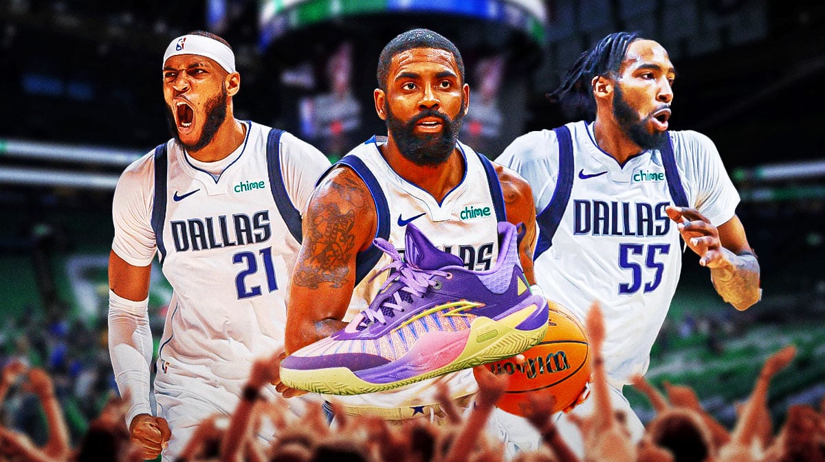 Kyrie Irving new ANTA KAI 1 Daniel Gafford and Derrick Jones Jr.