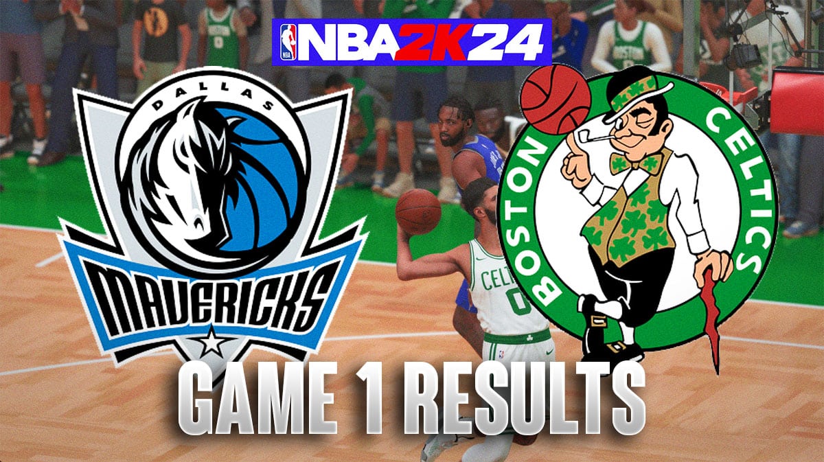 Результаты первой игры «Маверикс» — «Селтикс» по данным NBA 2K24