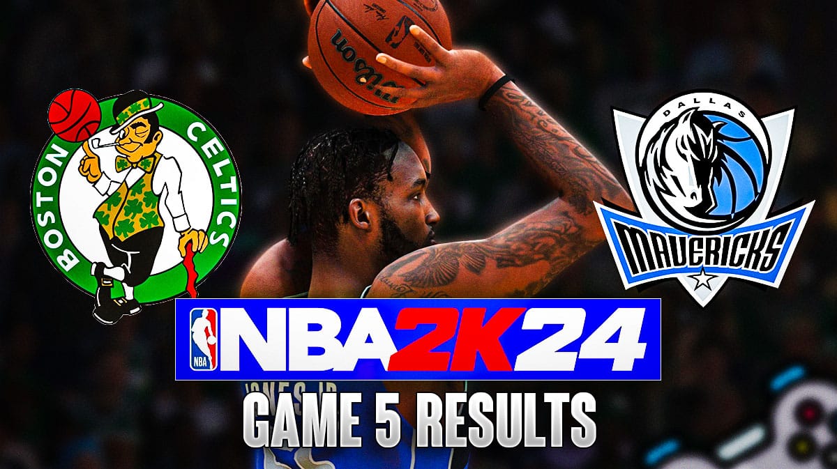 Результаты пятой игры «Маверикс» — «Селтикс» по данным NBA 2K24