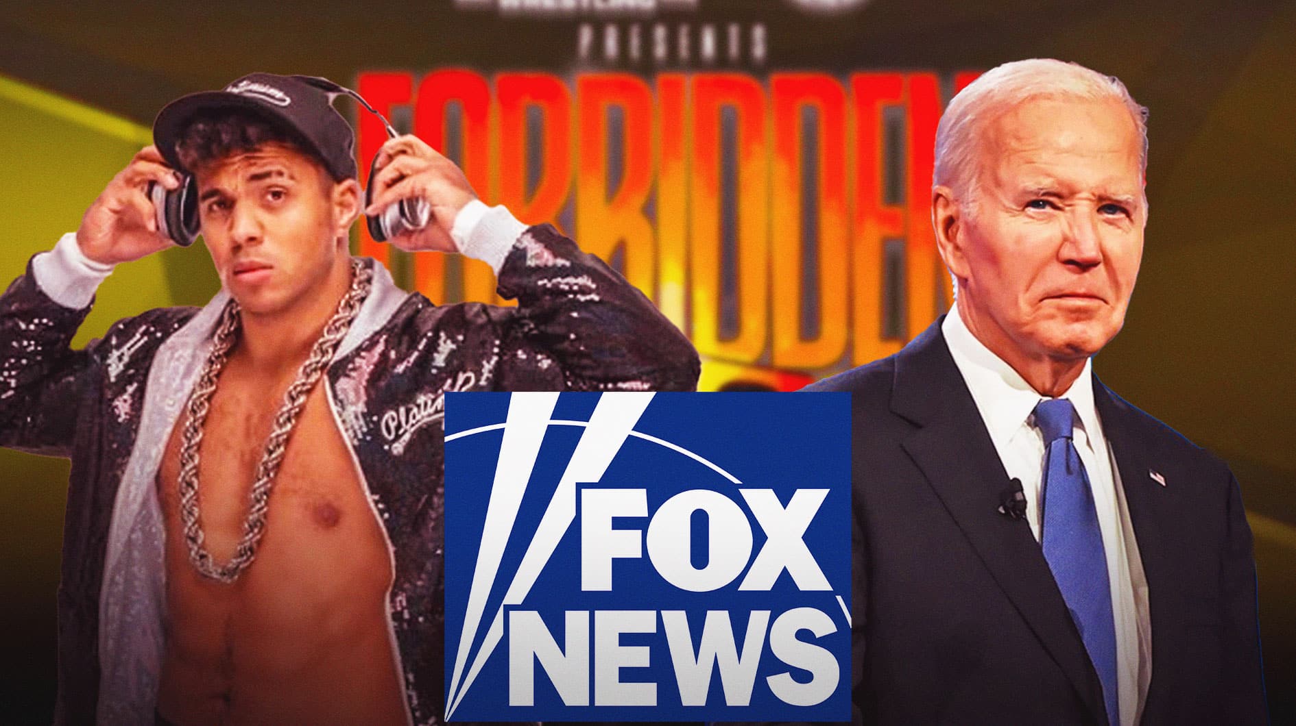 Max Caster’s Forbidden Door rap finds unlikely fans at Fox News for Joe Biden diss