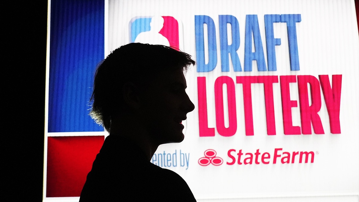 Kansas’ Johnny Furphy NBA at the Draft Lottery at McCormick Place West.