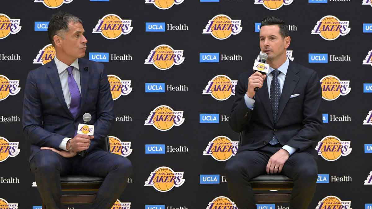Los Angeles Lakers general manager Rob Pelinka head coach JJ Redick