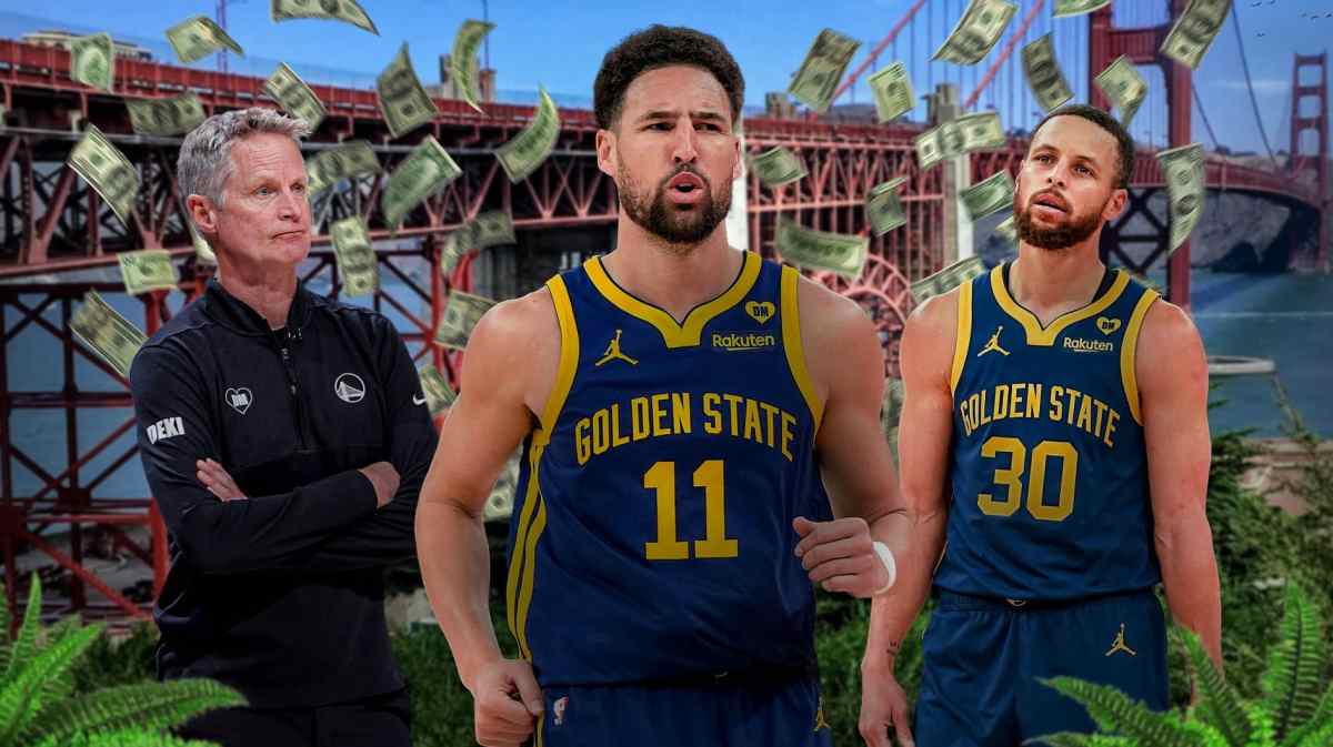 Warriors Steve Kerr and Stephen Curry amid Klay Thompson benching for Brandin Podziemski