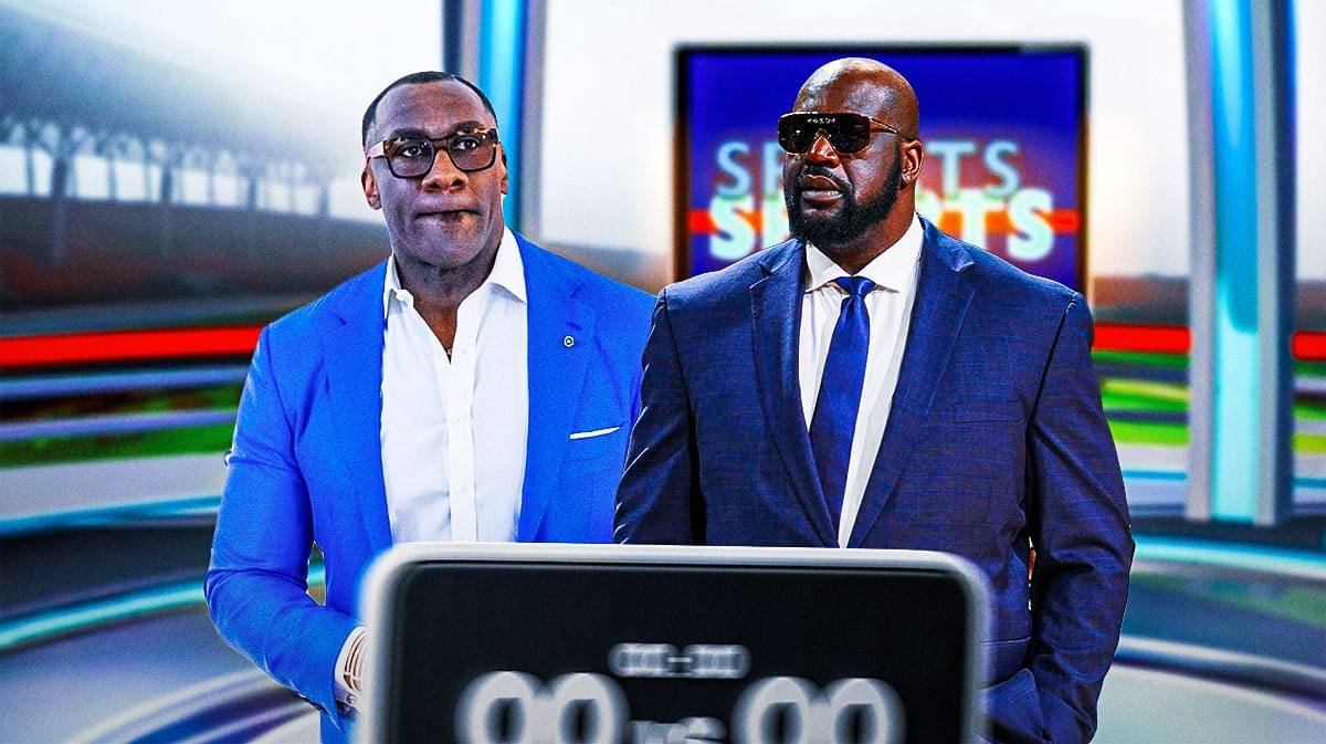 Former NFL player Shannon Sharpe and former NBA player Shaquille O'Neal