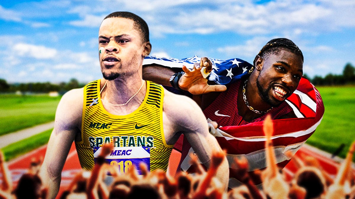 Famed United States track and field star Noah Lyles showed love to Kai Cole after qualifying for Olympic Trials.