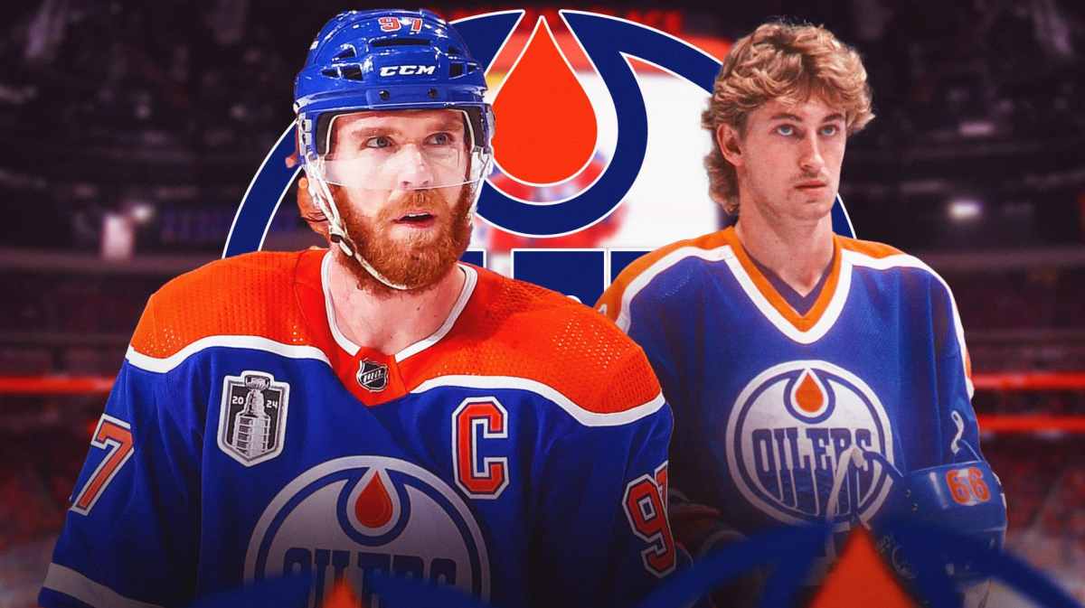 Oilers star Connor McDavid breaks a Wayne Gretzky record.
