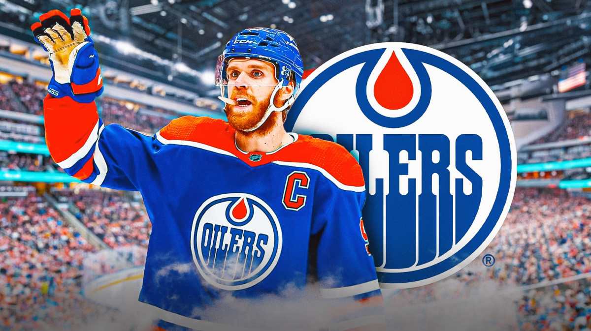 Connor McDavid reacting to the Oilers making the Stanley Cup Final with the Panthers.