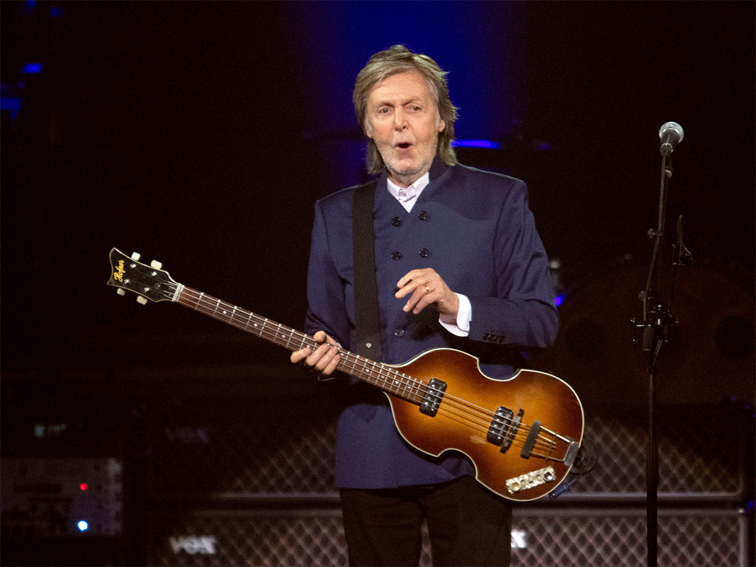 Paul McCartney on the 'Got Back' tour in 2022.