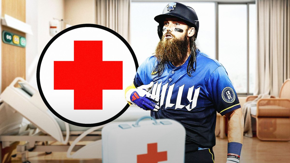 Brandon Marsh (Phillies) with medical cross symbol