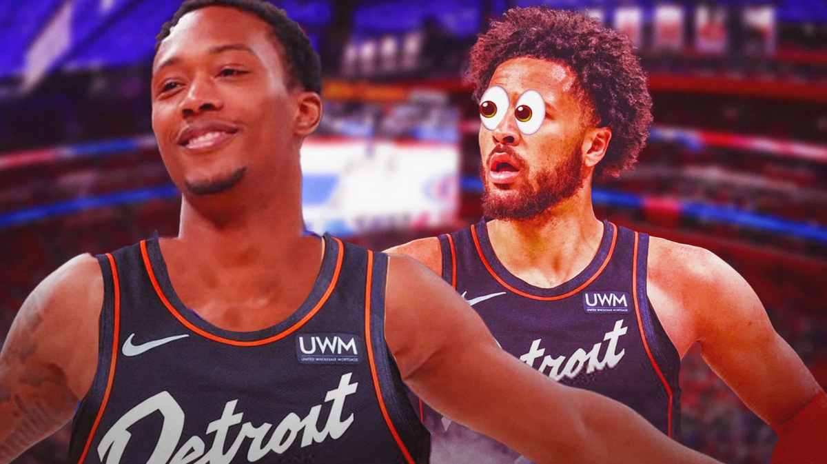 Pistons' Cade Cunningham looking at draft pick Ron Holland