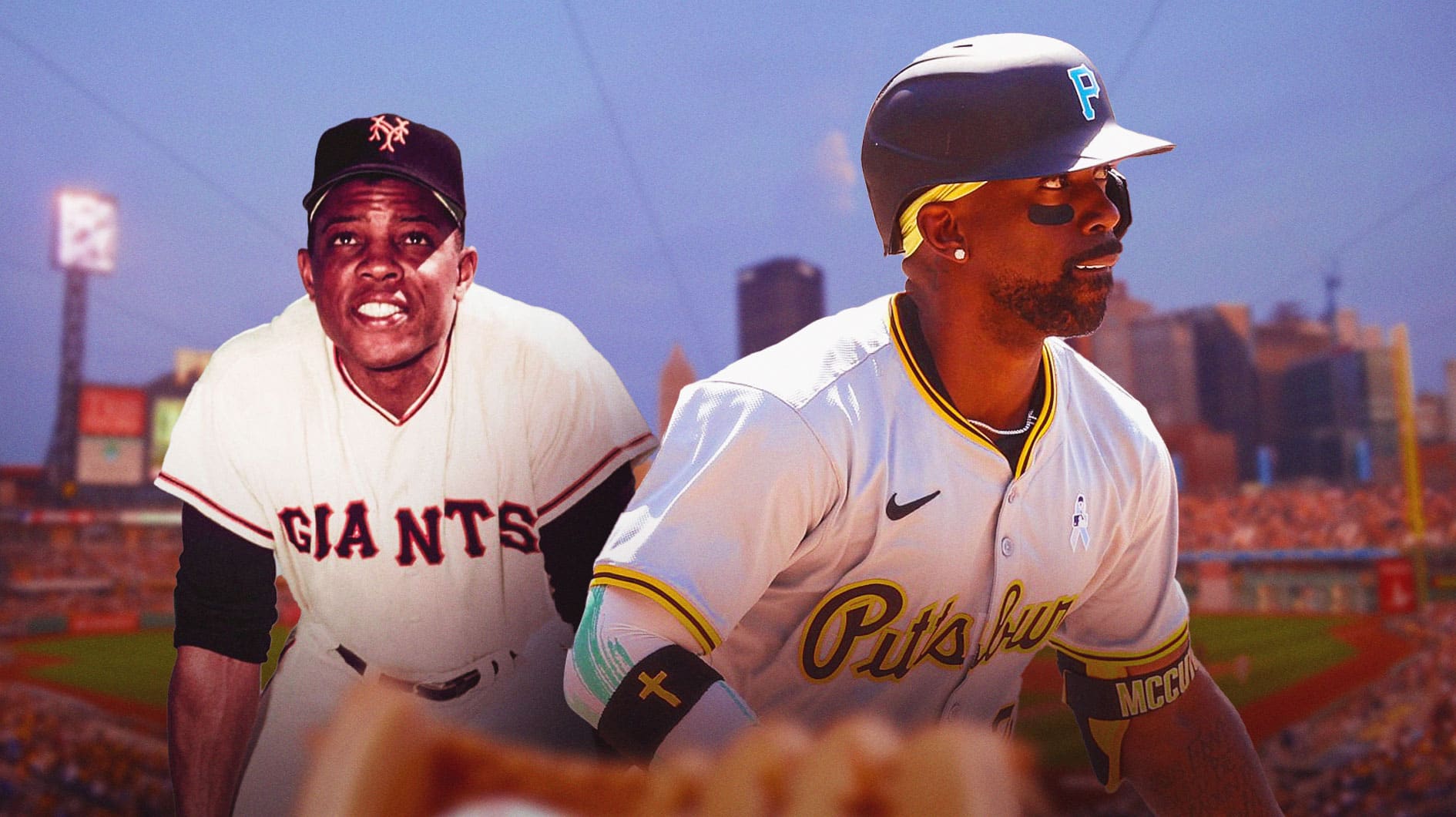 Pittsburgh Pirates Andrew McCutchen Willie Mays Paul Skenes