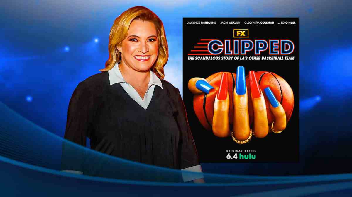 Ramona Shelburne, alongside show poster for FX's Clipped