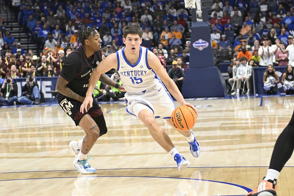 Reed Sheppard on Kentucky driving the basketball