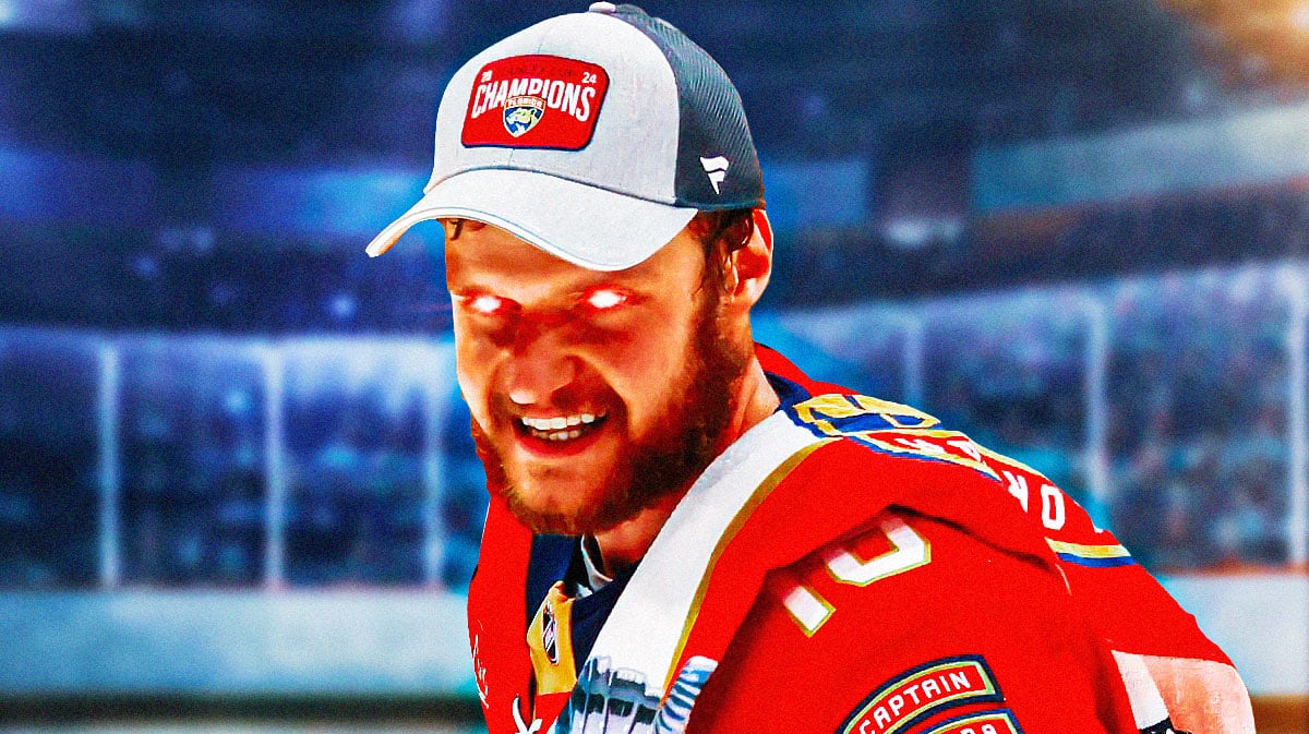 Aleksander Barkov (Panthers) with laser eyes